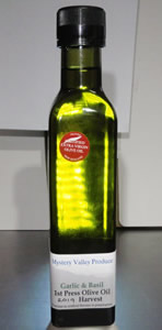 Garlic and Basil flavoured Olive Oil