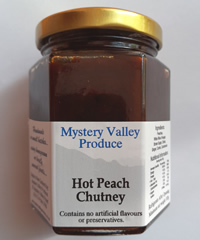 Hot Peach Chutney